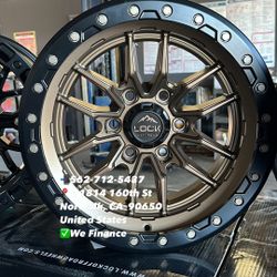 Lock Off Road 17” 6X139/7 Toyota Tacoma 4Runner Chevy Gmc Sierra 