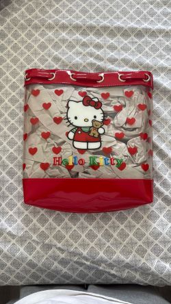 Hello Kitty Clear Vinyl  Backpack