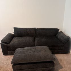 Small Loveseat & Ottoman 