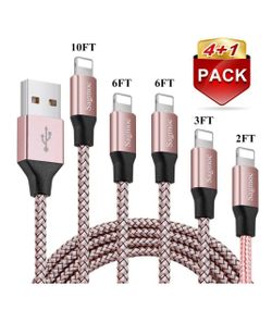 Sagmoc USB iPhone chargers different sizes