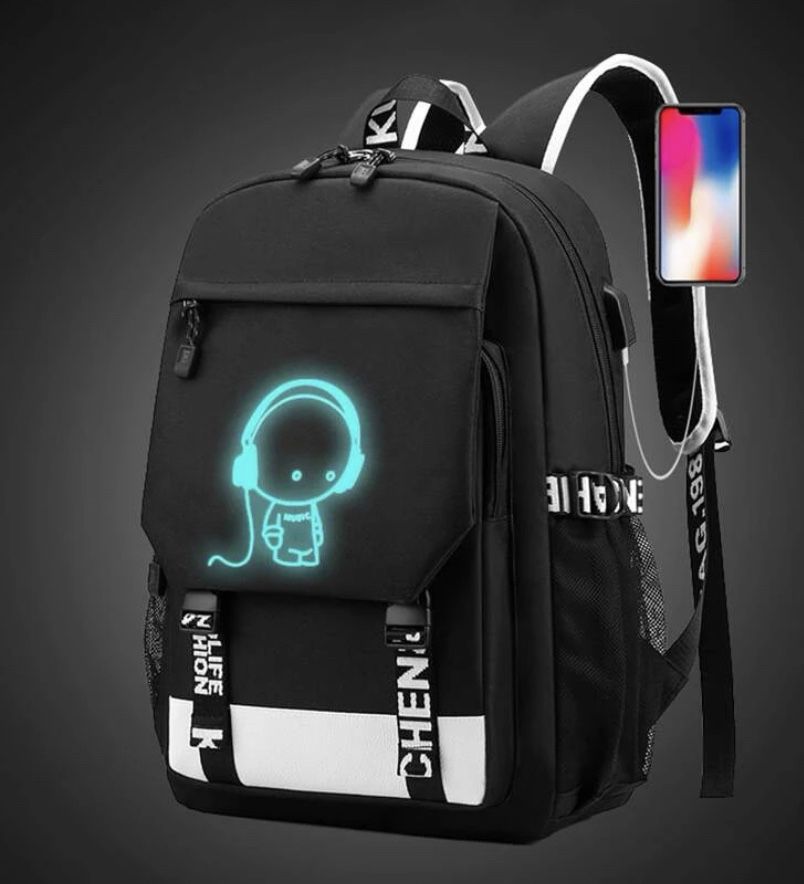 Graphics Glow In The Dark Backpack 