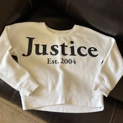 Justice Sweatshirt Size 7