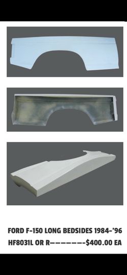80 To 96 F150 S Fiberglass Bedsides  XL