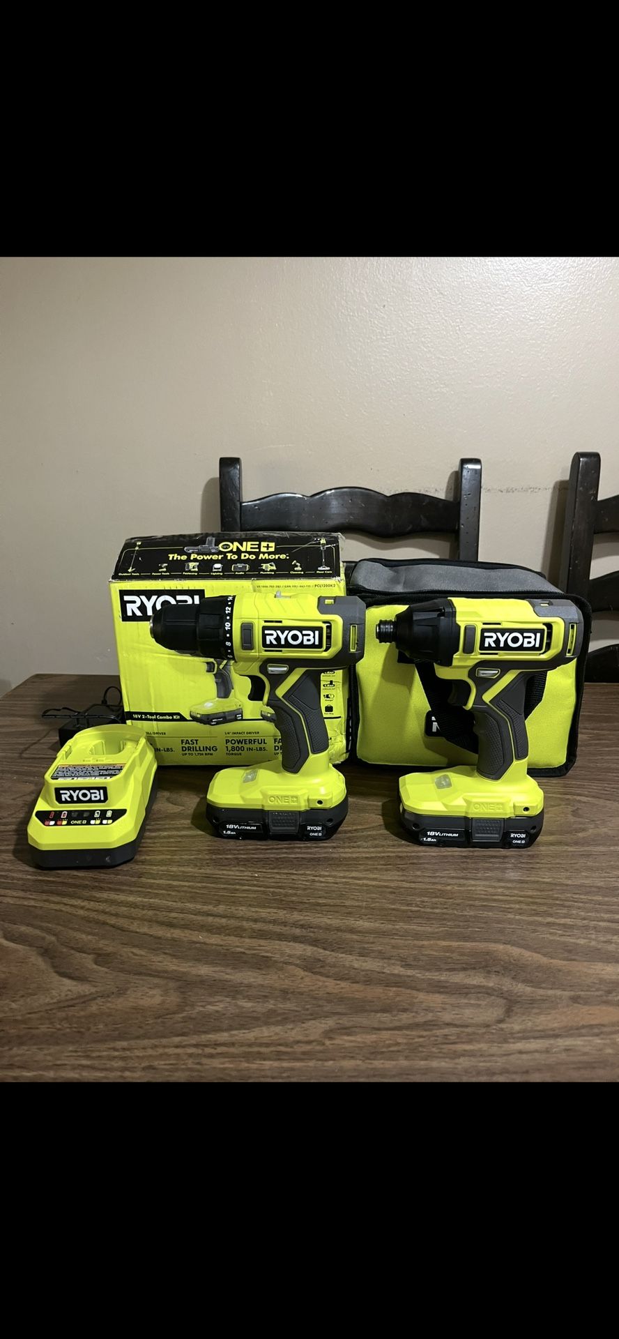 Ryobi 18v ONE+ 2-Tool Combo Kit