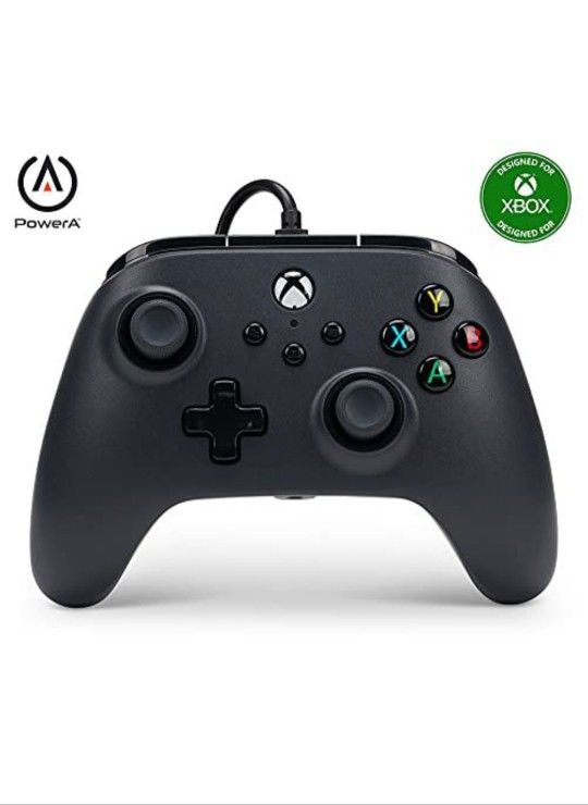 PowerA Wired Controller For Xbox Series X|S - Black, Gamepad, Video Game Controller Works with Xbox One