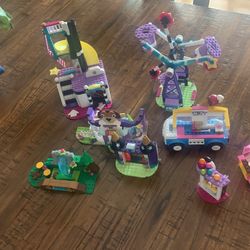 Lego park Ferris wheel slide doggy park ice cream truck waterfall two extras take all 50 bucks
