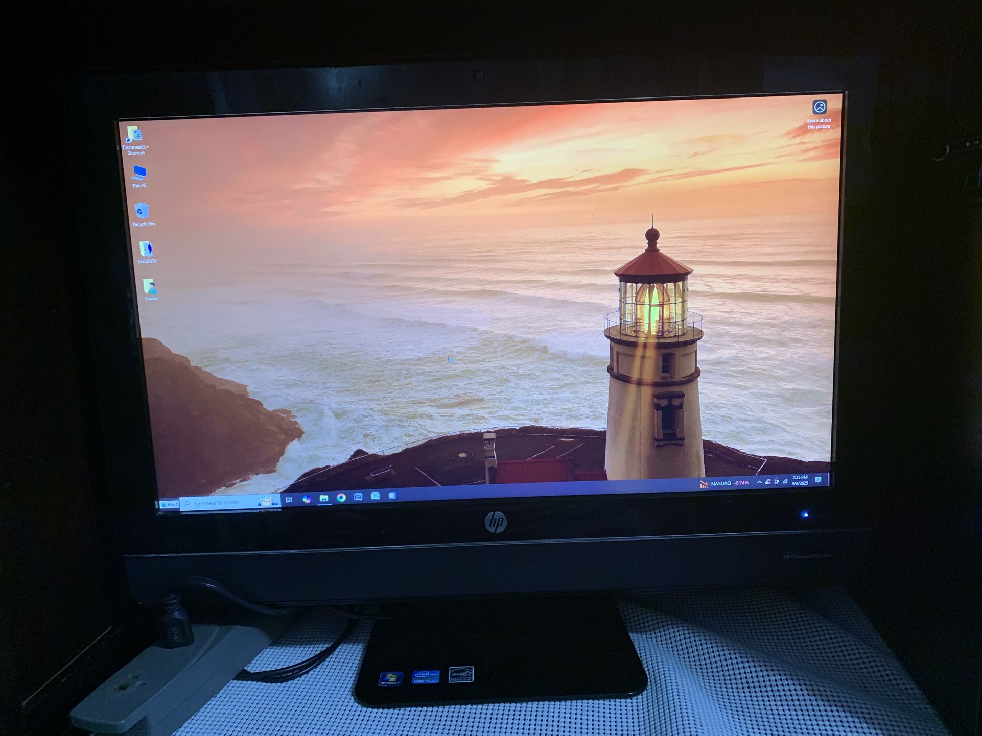 HP Compaq 8200 Elite AIO Desktop Computer