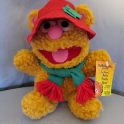 Vintage McDonald's 1987, 1988 Muppet Babies - Baby Fozzie Bear  with Tags! 