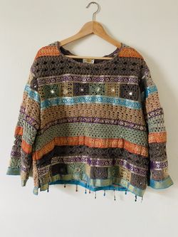 Vintage bohemian sweater