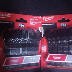 Milwaukee Carbide Teeth Blades Metal 5pk