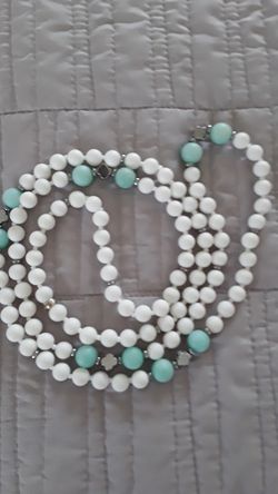 New,handmade necklace,alabaster, jade and hematite,perfect for mom's day