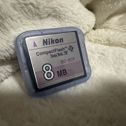 Nikon 8mb EC-8CF Compact Flash Card