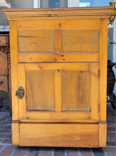 Antique Wood Ice Box