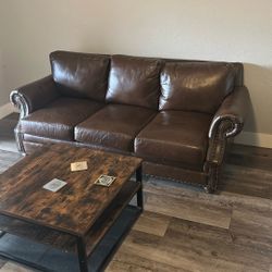 High Quality Leather Couch