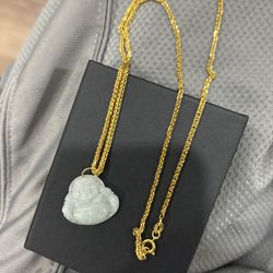 New Buddha Jade Charm