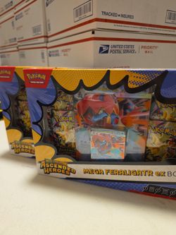 Ascended heroes Feraligatr EX boxes