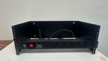 4 U Wall mount with power distribution Unit