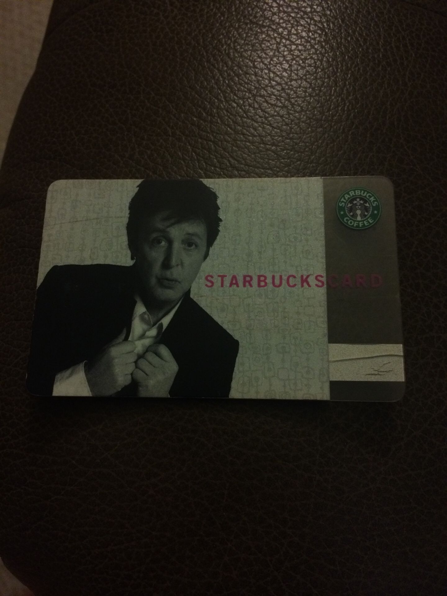 Starbucks Card - Paul McCartney