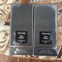 TWO NEW SEALED TOM FORD 3.4 Oz 100 mL Oud Wood Eau De Parfum