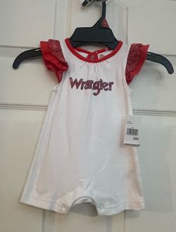 Brand new Baby Girls white & red rompers sizes 3-6 / 6-9 & 9-12 months $5.00 each