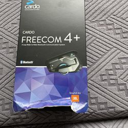 Cardo - FREECOM 4 Plus Motorcycle 4-Way Bluetooth Communication System Headset