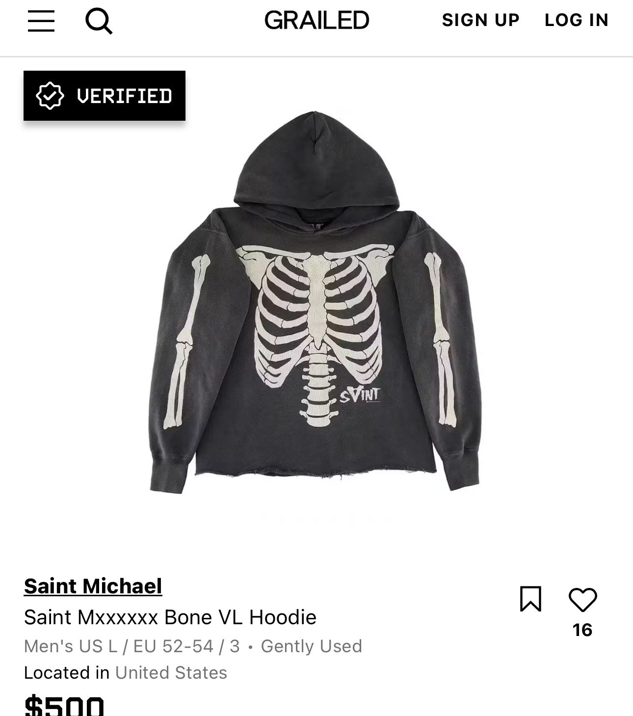 Saint Michael x Vlone Hoodie Medium And Large Sizes