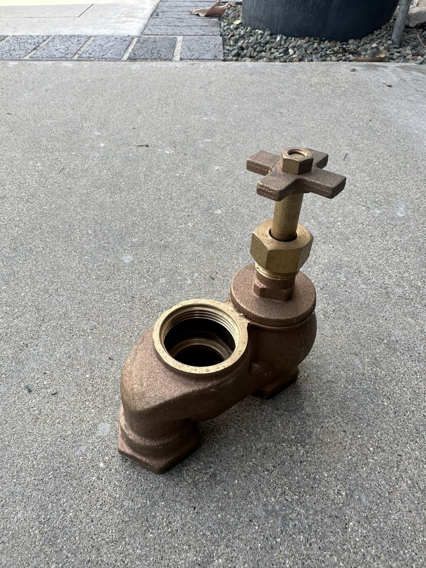 Brass sprinkler valve body