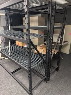 12 steel racks