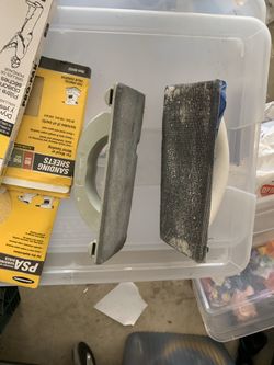 Dry wall scrapper