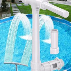 Waterfall Pool Fountain Adjustable For Above Pools/ground Pool (PG078)