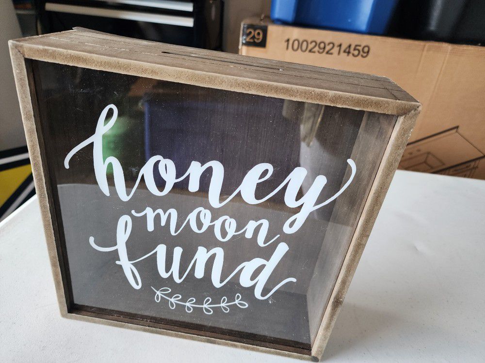 Honeymoon Fund Box Wedding 