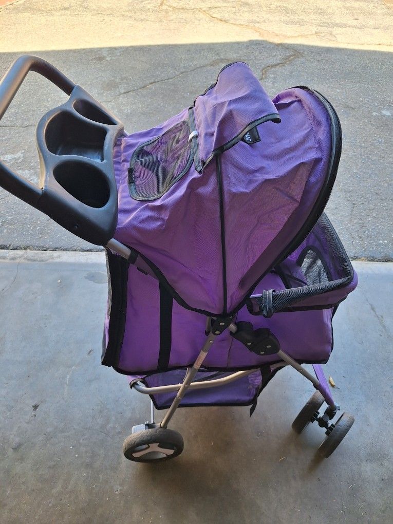 Paws &Pals Pet Stroller (Purple)