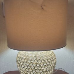 Pier 1 Imports Crystal/Beaded Table Lamp