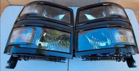 14-15 Chevrolet Silverado Headlights Luces Micas Calaveras Faros Faroles Focos Chevy