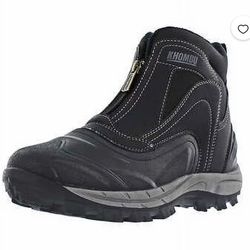 New Khombu Mason Men's Size 12 Hybrid Winter Boot, Black