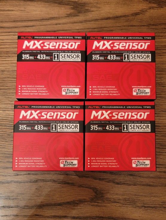 Autel TPMS MX-sensors 4-pack Rubber Stems