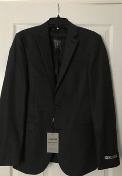 Express 36R charcoal jacket