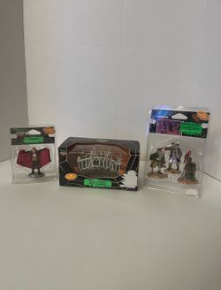Vintage Lemax Halloween Village Figures