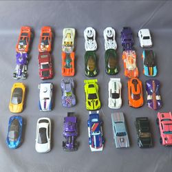 Hot wheels car lot of 28 loose cars