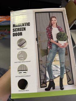 86*39  inch magnetic screen door