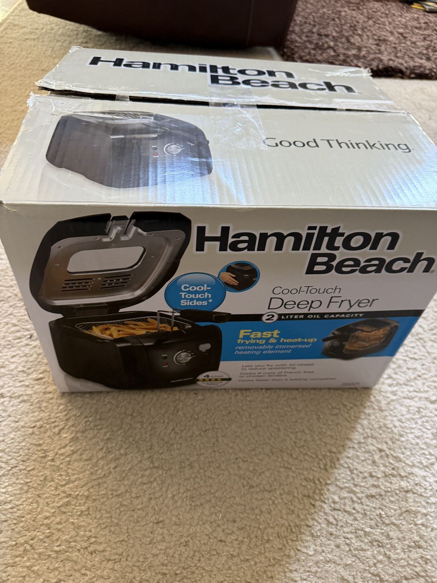 Hamilton Beach Cool Touch Electric Deep Fryer