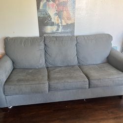Ashley furniture Three Seater Couch With Pull Out Mattress 