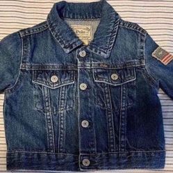 Ralph Lauren Polo Denim Trucker Jacket (24M) Great Condition (PRICE IS FIRM/ Read Description) 