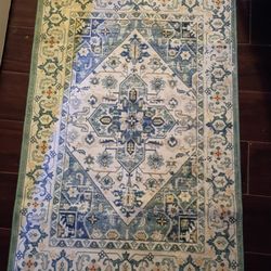 Small Blue Rug