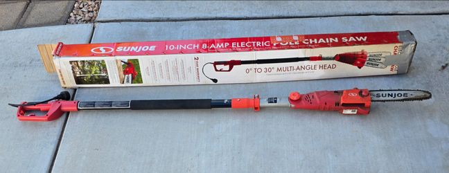 10 inch 8 amp Sunjoe Pole Saw