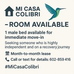 Shared Living Space Utility Included