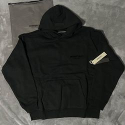 Fear of God Essentials Black Pullover Hoodie