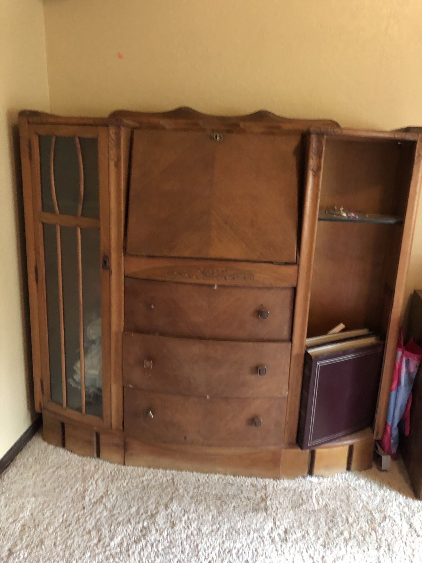Antique hutch.