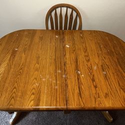 Oak dining table
