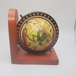 Vintage Globe Decor/bookend